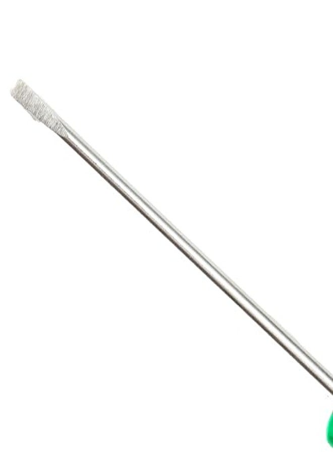 Taparia 913 Steel (4.0 x 0.6mm) Flat Tip Screw Driver (Green and Silver) - Image 2